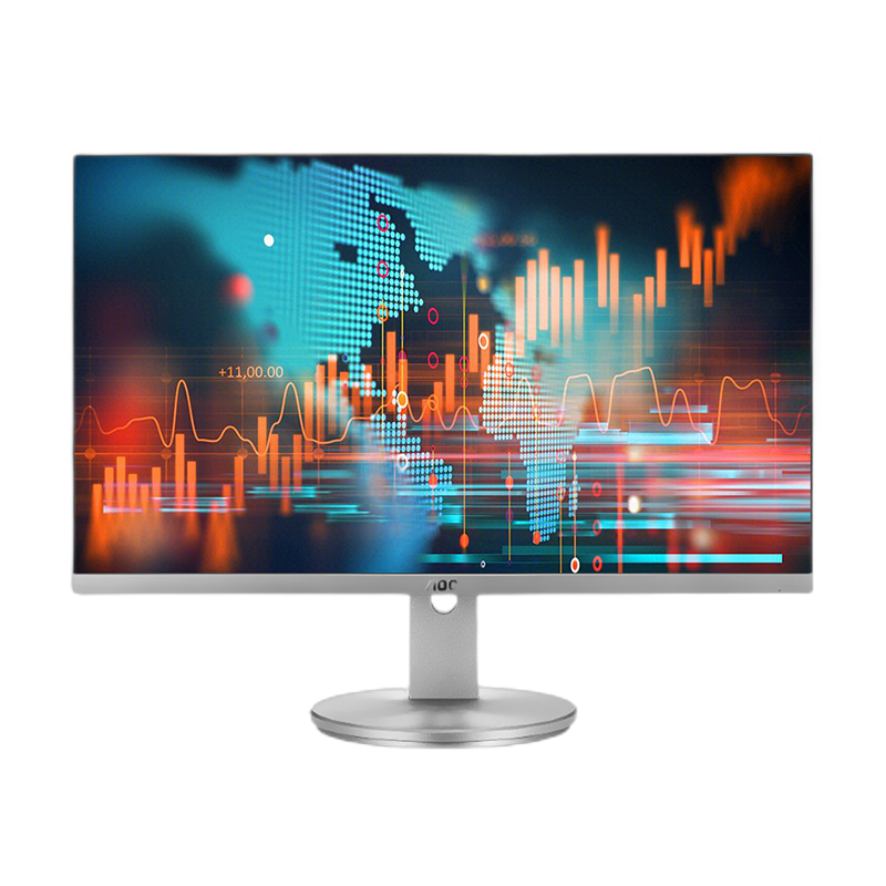 AOC 窄边框电脑显示器