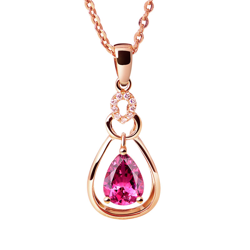 JOLEE 红碧玺项链