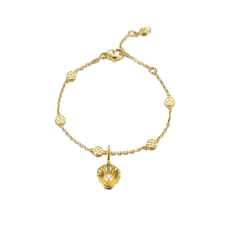 Orange Cube扇贝腕饰