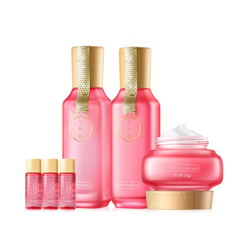 三生花 玫瑰花酿补水保湿套装