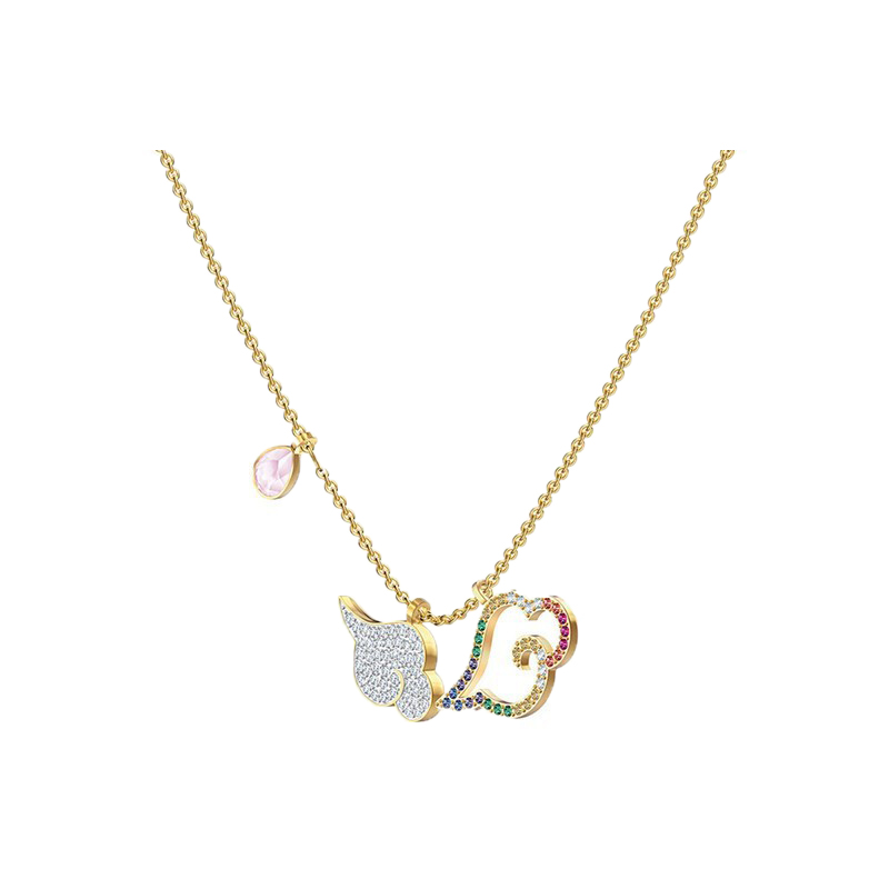 施华洛世奇 彩色云朵项链