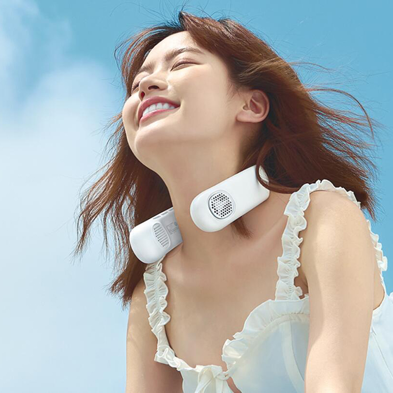 锐舞舒适静音挂脖电风扇
