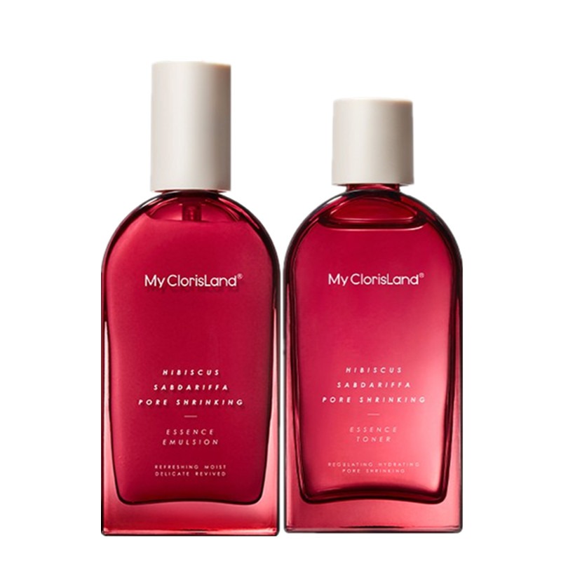 花皙蔻 洛神花大红瓶护肤套装