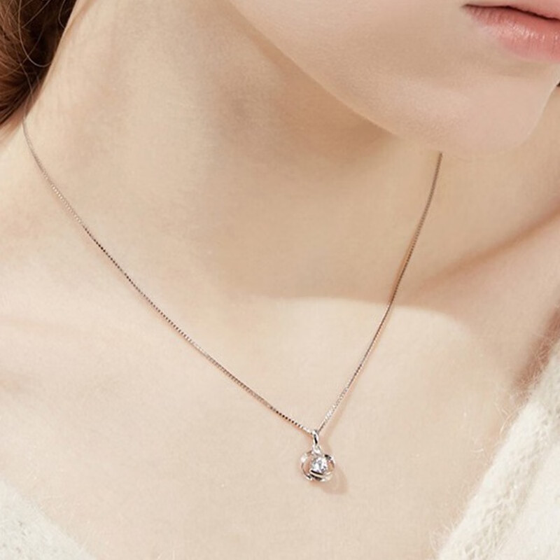 卡蒂罗四叶倾心925银项链