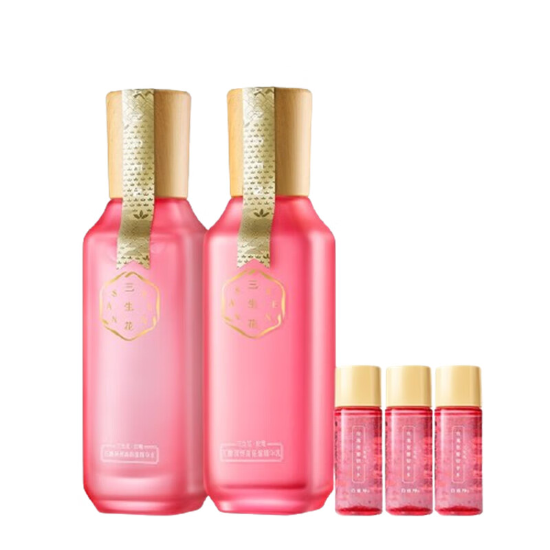 三生花 烟酰胺玫瑰花护肤套装