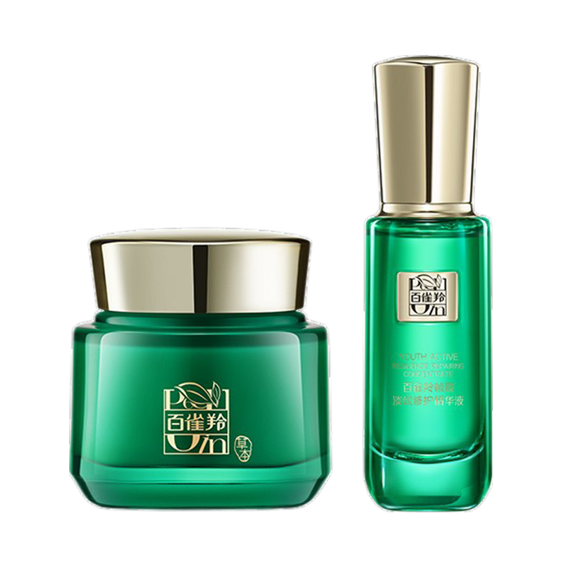 百雀羚 草本帧颜淡纹护肤套装