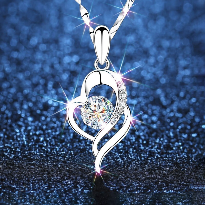 沉鱼落雁足银项链