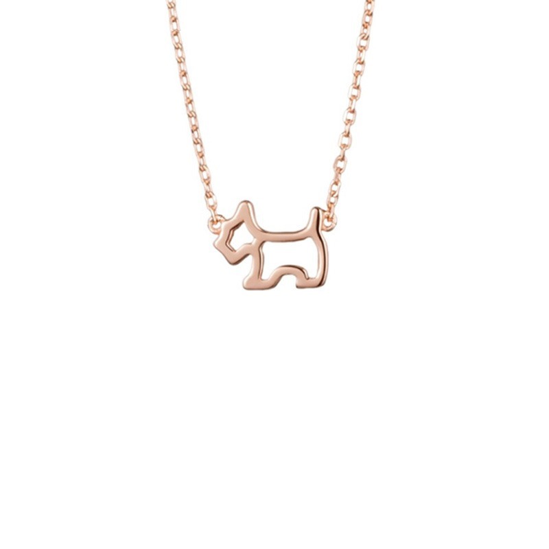 AGATHA 镂空小狗 项链