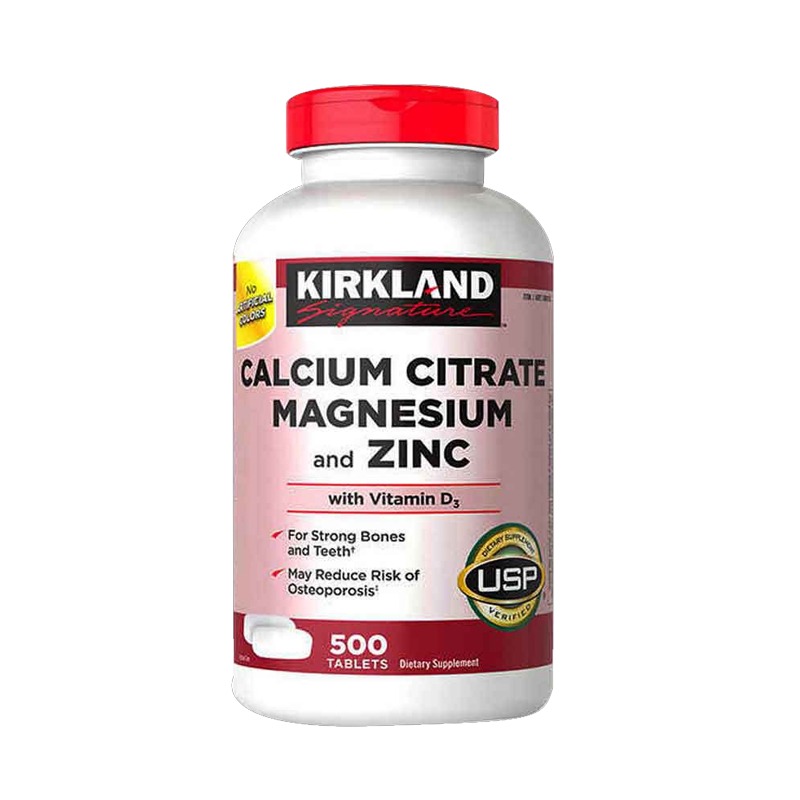 柯克兰美国进口钙镁锌