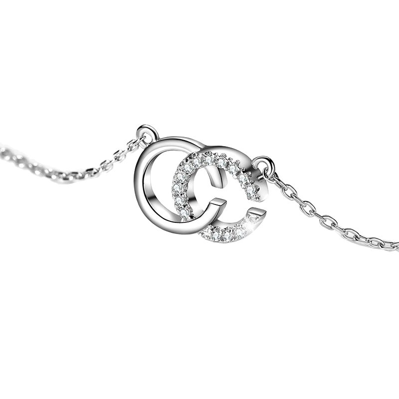 T400 双C字母项链