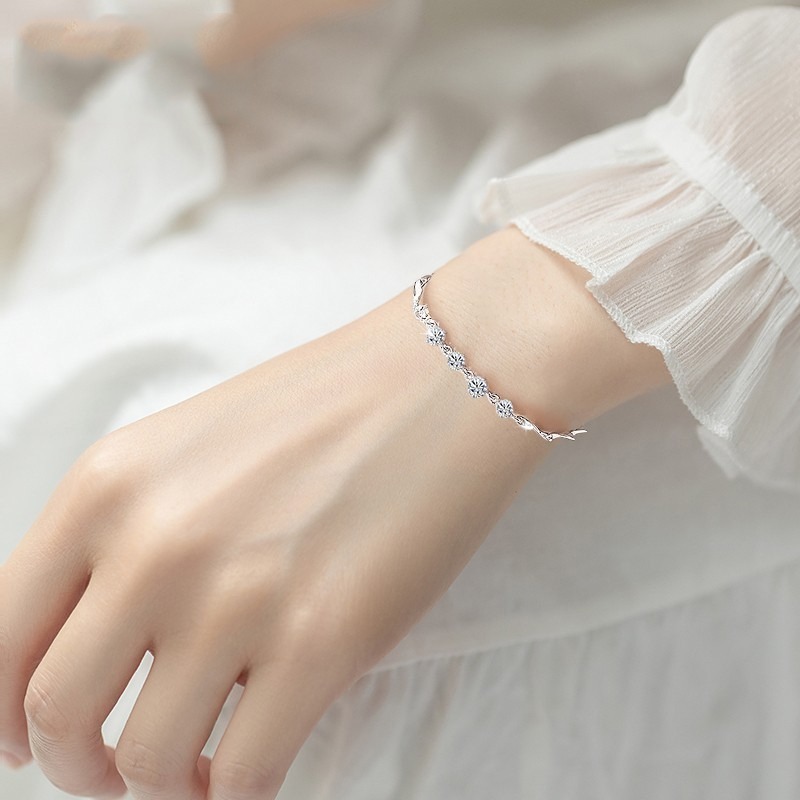 唯一足银百搭手链