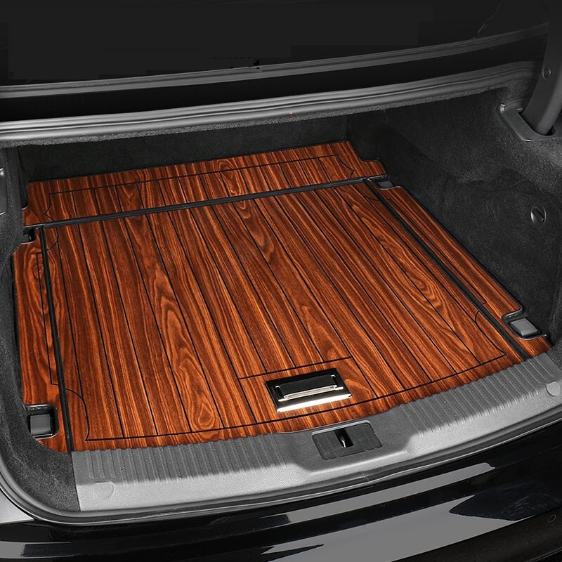 迪彦 实木纹理后备箱垫