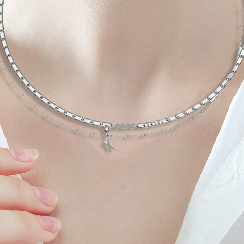 KVK时尚多层可叠戴项链