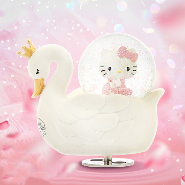 讚爾天鹅湖水晶球