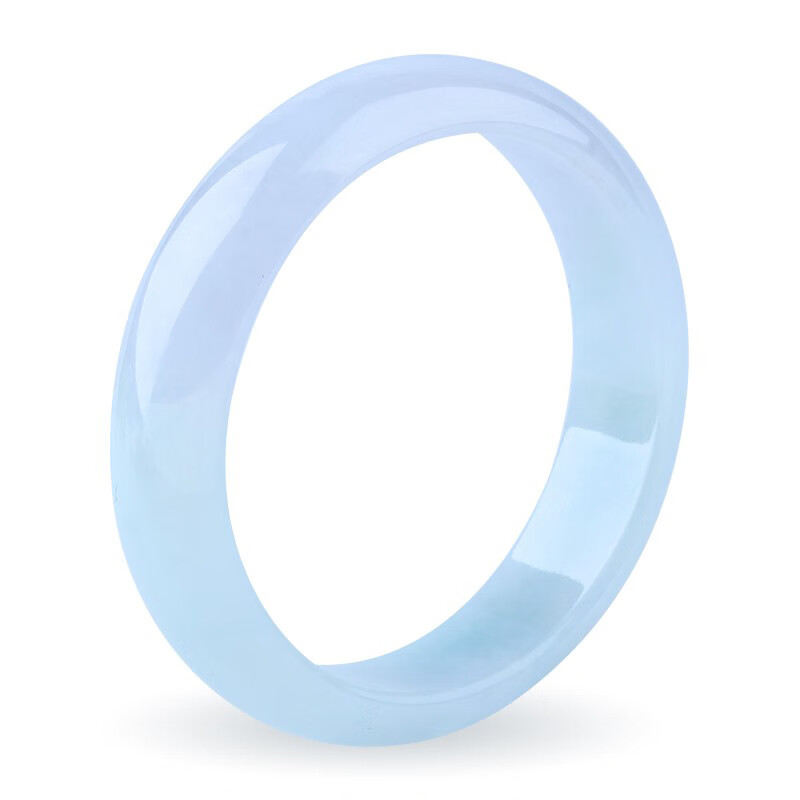 艾选潮品 色泽柔和翡翠手镯