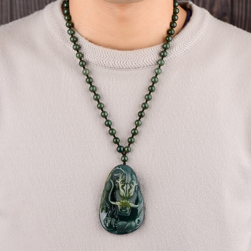 可玉可求 蓝水飘黄翡翠吊坠