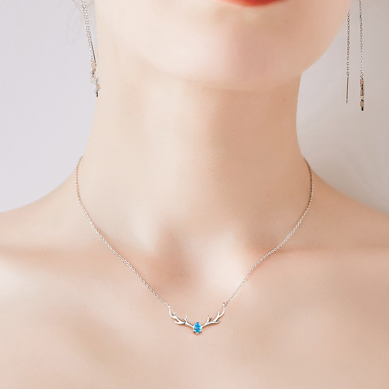 卡蒂罗 鹿角吊坠 项链