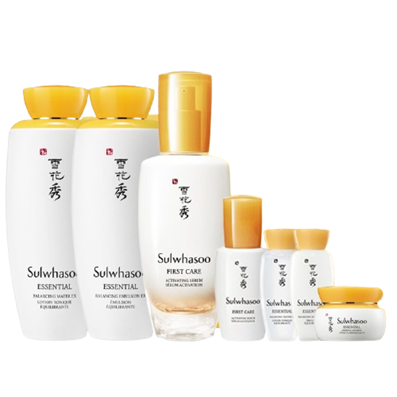 雪花秀 水润美肌护肤套装
