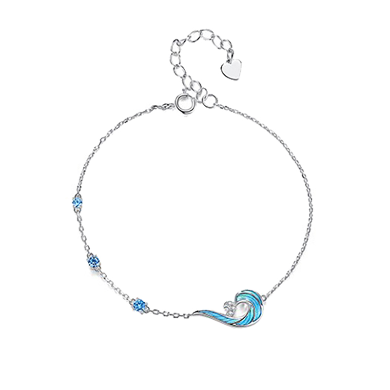 银千惠 小清新浪花手链