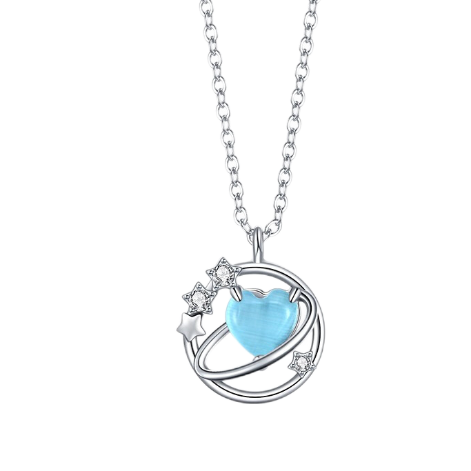 卡蒂罗爱心吊坠项链