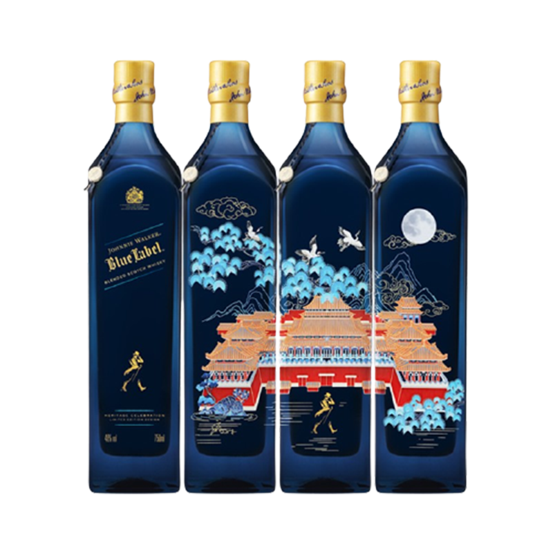 尊尼获加 洋酒蓝方蓝牌威士忌