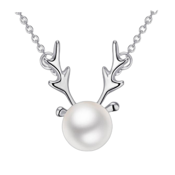 甜甜猫 鹿角设计项链