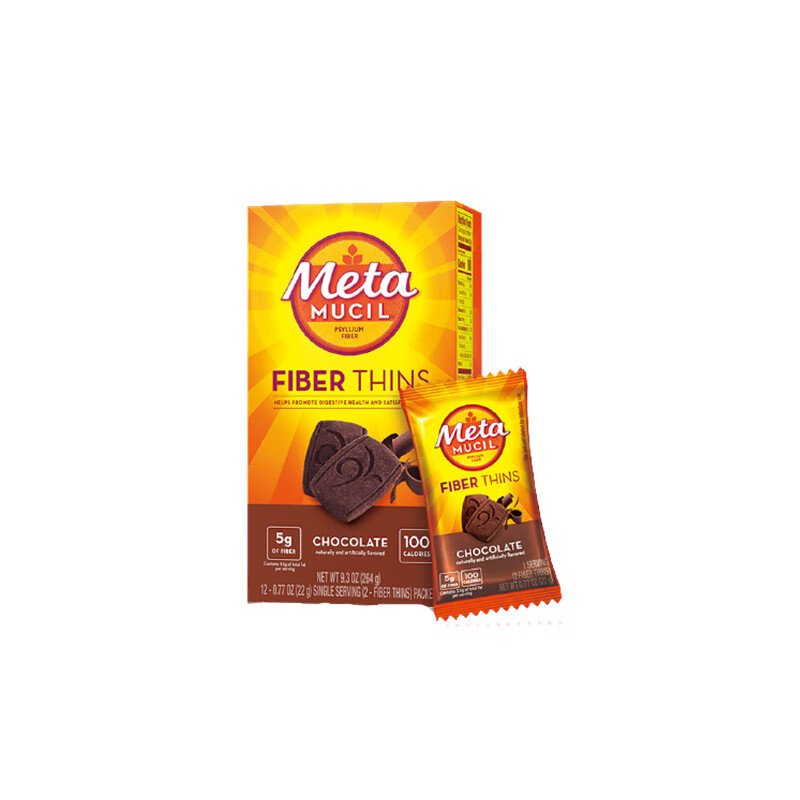 美达施巧克力味膳食纤维代餐饼干