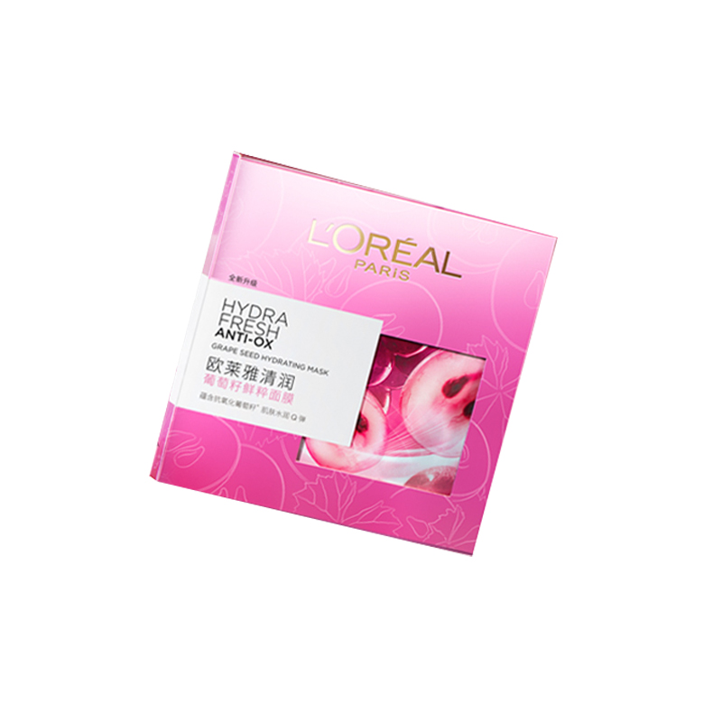 欧莱雅 清润葡萄籽鲜粹面膜