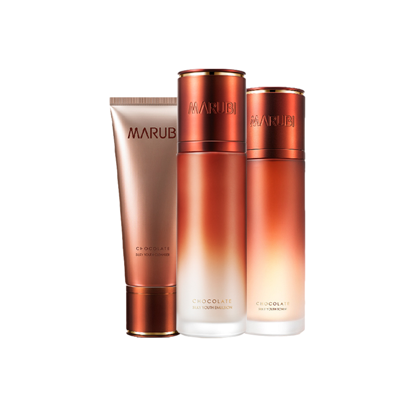 丸美 巧克力青春丝滑 护肤套装