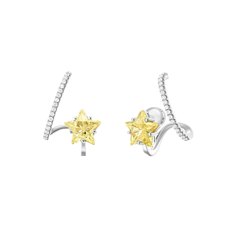 何方珠宝 星星轻奢耳钉