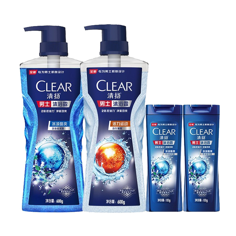 清扬 活力运动沐浴露