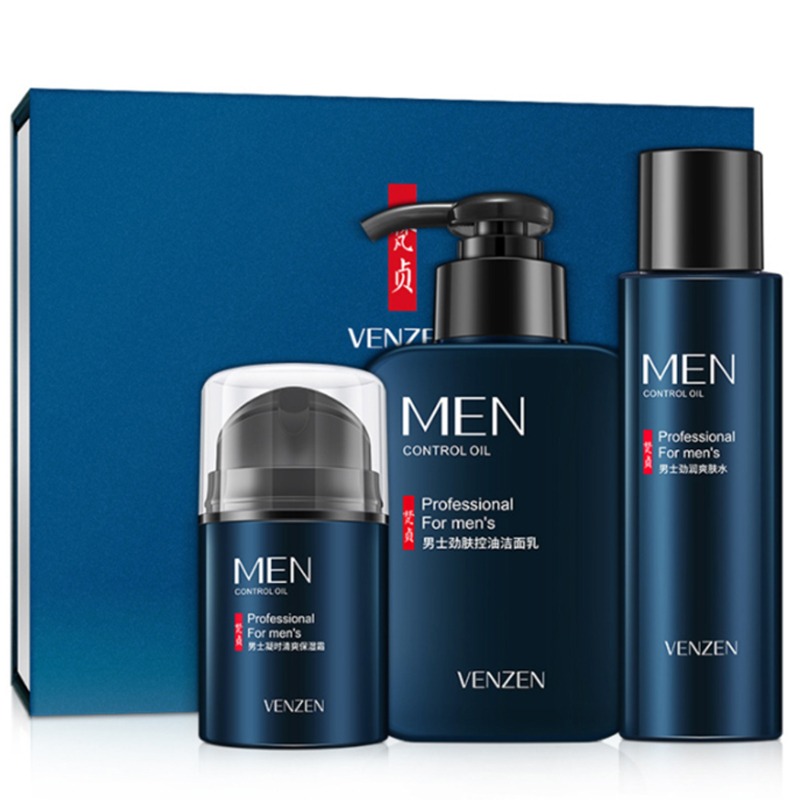 梵贞去黑头抗痘男士护肤套装