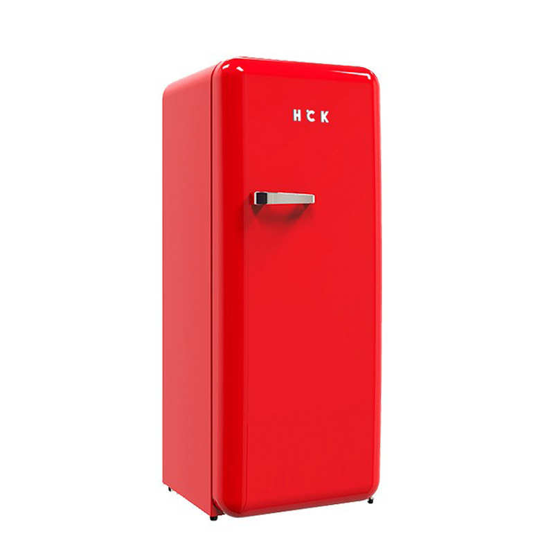 哈士奇 家用大容量复古冰箱