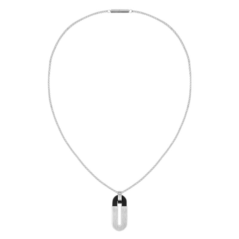 ck个性双拼色项链