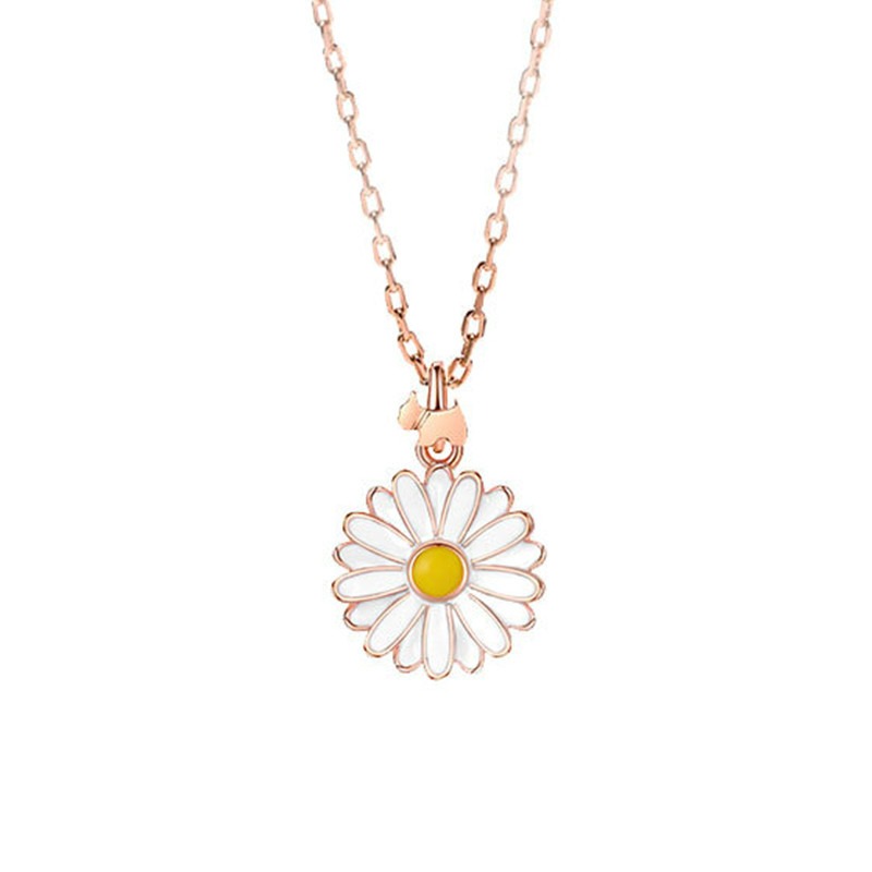 瑷嘉莎简约时尚小雏菊锁骨链