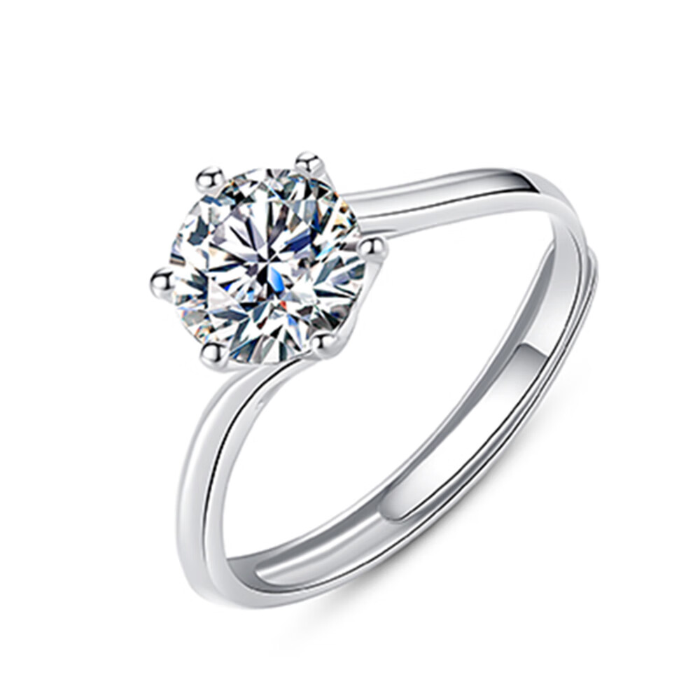 GAMY 一克拉莫桑钻戒指