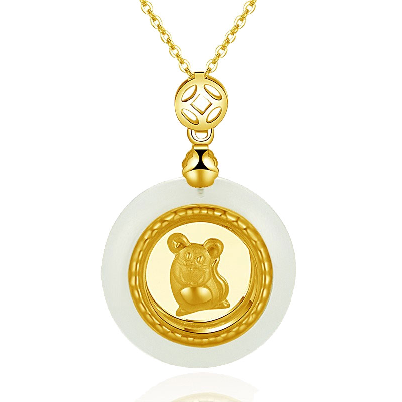 妙惟爱 生肖鼠项链