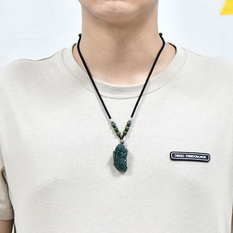 千载一玉 玉貔貅 翡翠吊坠