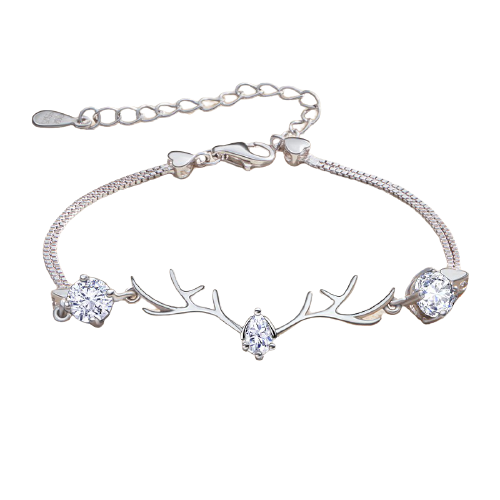 礼意久久 可调节鹿角手链