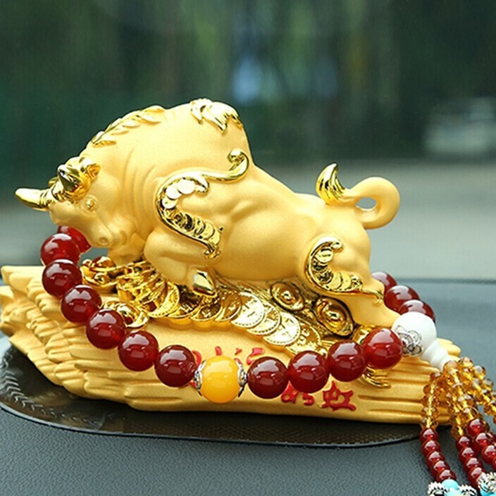 车太太 牛气冲天摆件