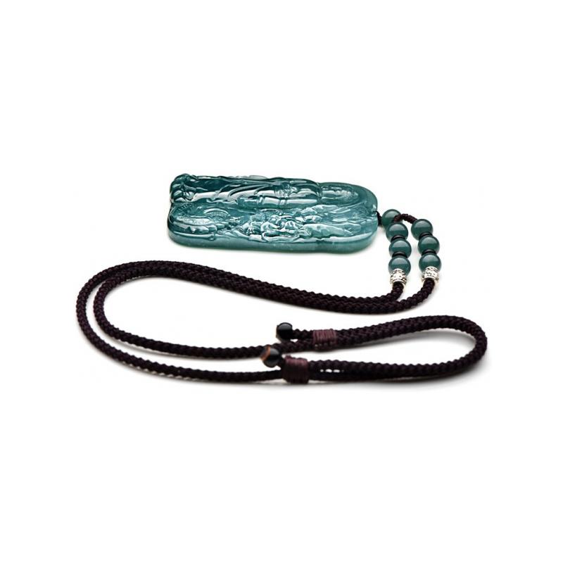 可玉可求 观音菩萨翡翠吊坠