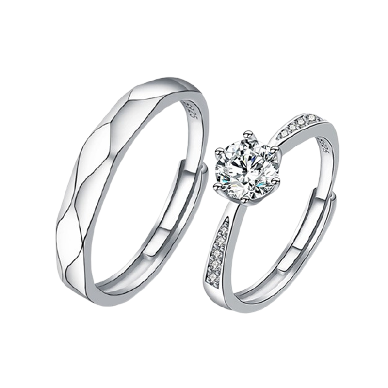 mini&yaya 莫桑钻戒指