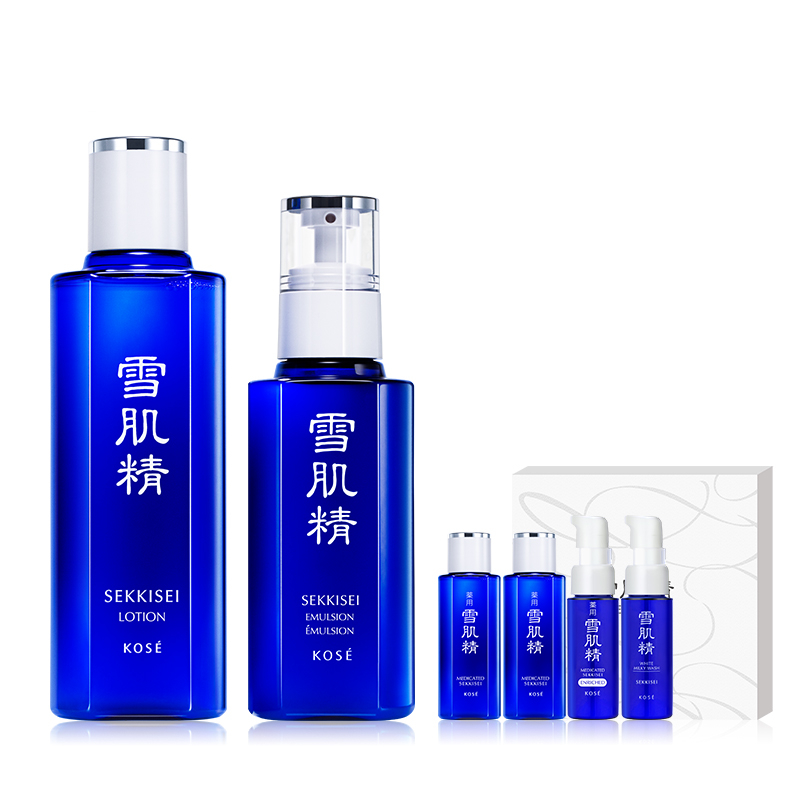 雪肌精 保湿提亮 护肤套装