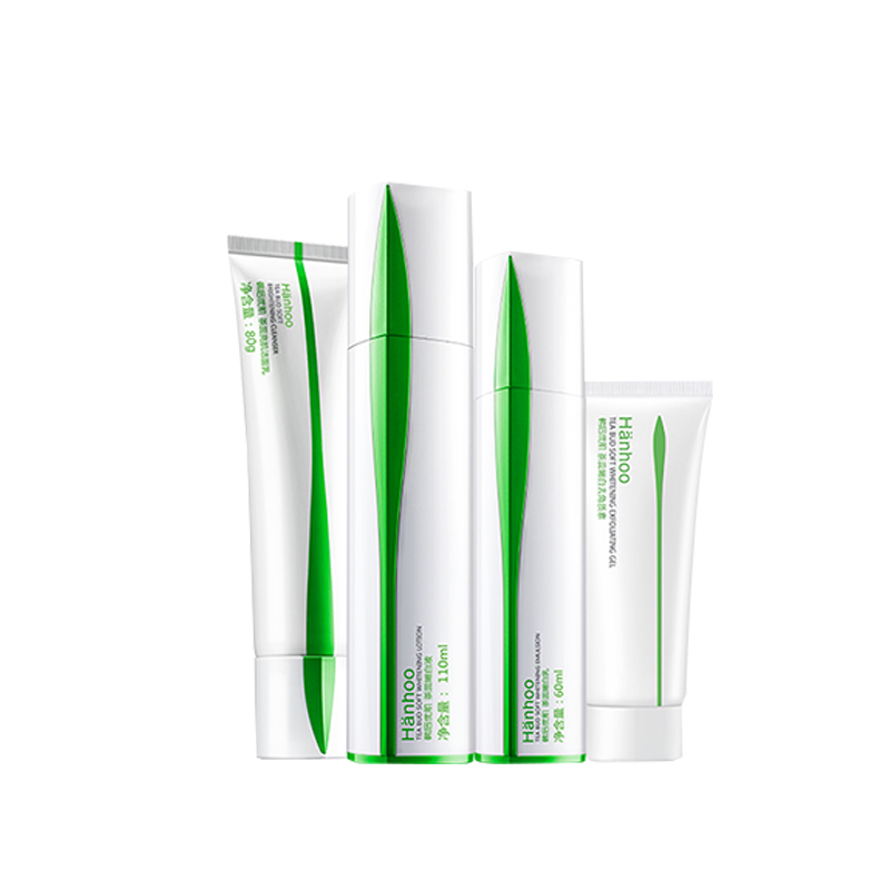 韩后 茶蕊嫩白净养套装