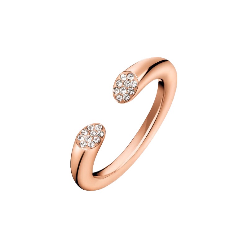 卡文克莱开口玫瑰金戒指