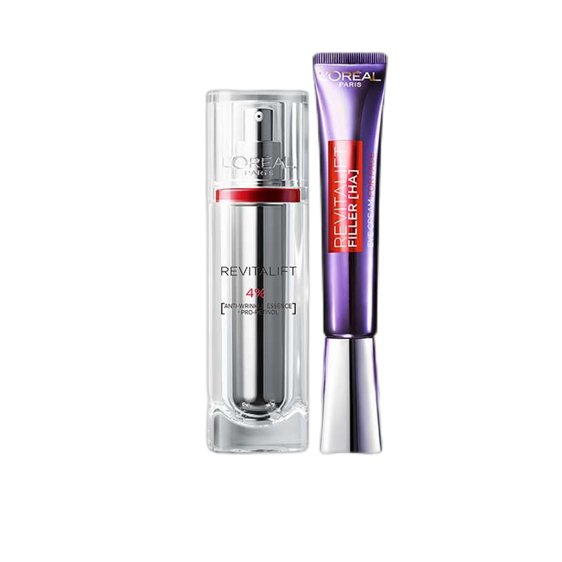 欧莱雅 抚平细纹褶皱护肤套装