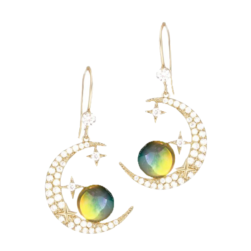 special 欧美风月亮耳饰