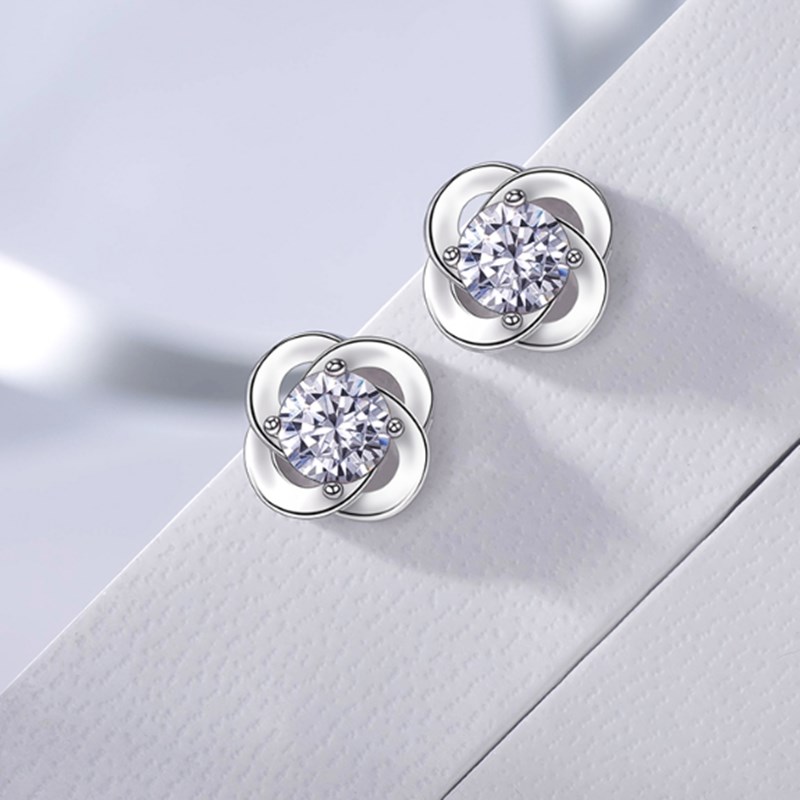 吴越老银铺优雅独特精美银耳饰