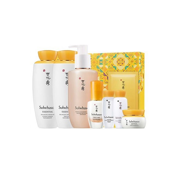 雪花秀 清透不粘腻护肤套装