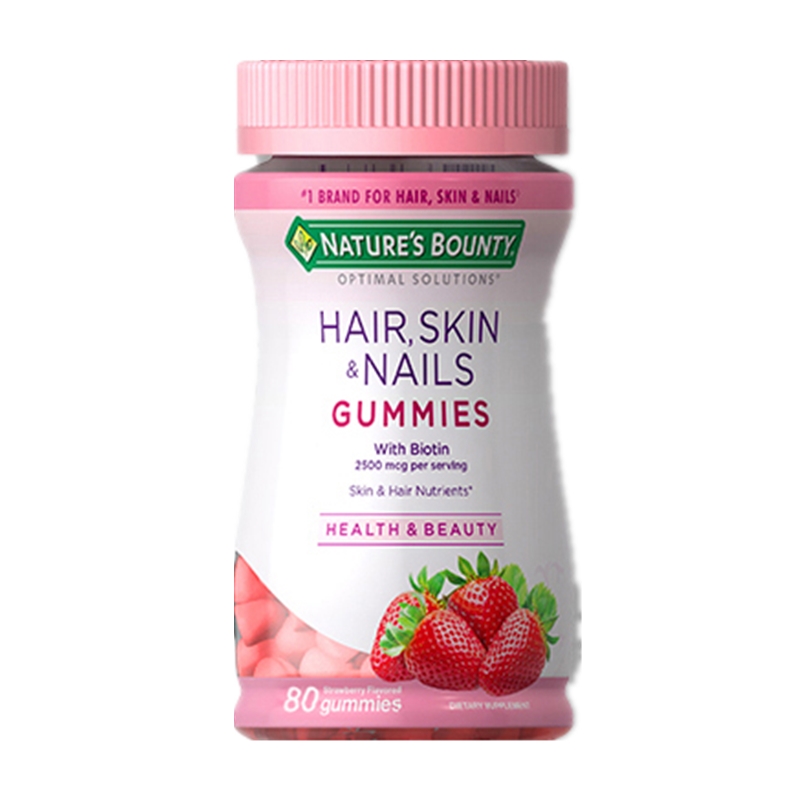 自然之宝 水果味 护发护甲软糖